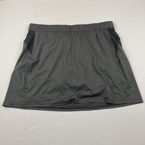 Columbia Athletic Skort Shirt Women's 2XL Gray Golf Tennis Activewear Outdoors